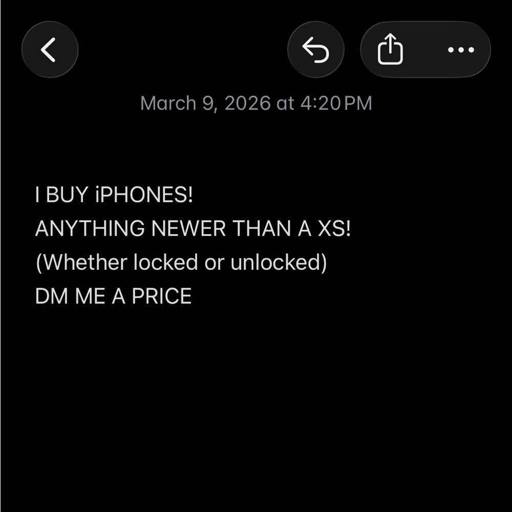 I buy iPhones!!